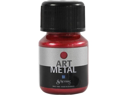 [90019710 797338] Schjerning Metallic-Farbe Art Metal 30 ml, Rot