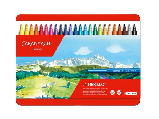 [90019753 552669] Caran d'Ache Filzstift Fibralo 24 Stück