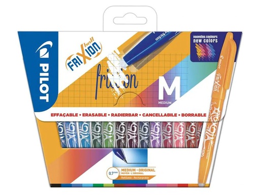 [90019982 1129150] Pilot Rollerball FriXion Set 10+5 Gratis