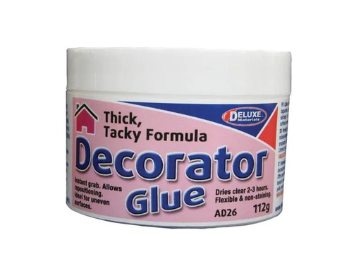 [90019994 778888] Deluxe Materials Modellbauklebstoff Decorator Glue 1 Stück, Weiss