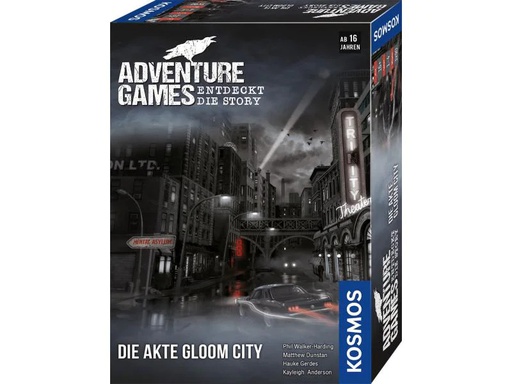 [90020006 1094594] Kosmos Familienspiel Adventure Games: Die Akte Gloom City