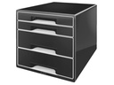 Leitz Schubladenbox Wow Cube 4 Schwarz
