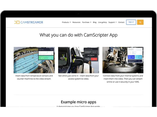 [90162979 1071294] Camstreamer CamScripter App für AXIS Netzwerkkameras