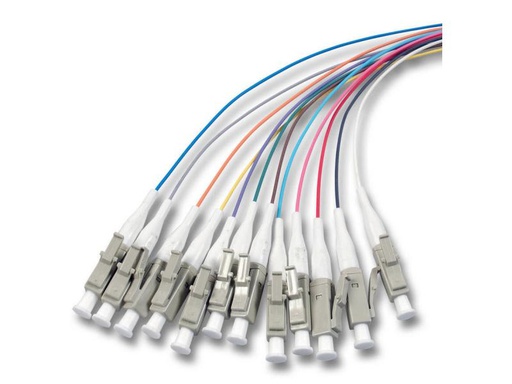 [90165741 135008] Lightwin Faserpigtail LC, MM, OM3, 2 m 12 Stück