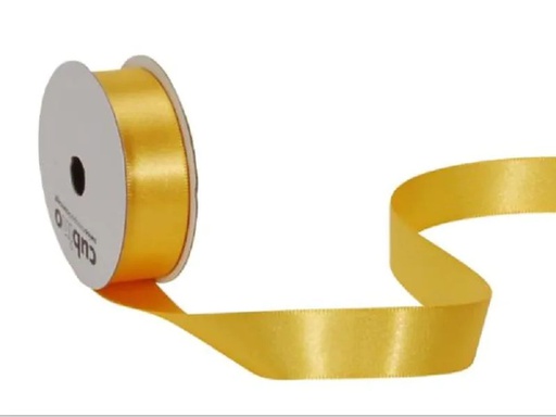 [90020496 1122497] Spyk Satinband 16 mm x 5 m, Gelb