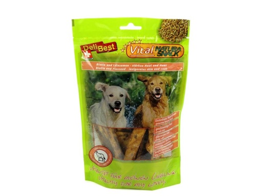 [90020521 657270] DeliBest Kaustange Vital Natura Snack Biotin &amp; Leinsamen, 200 g