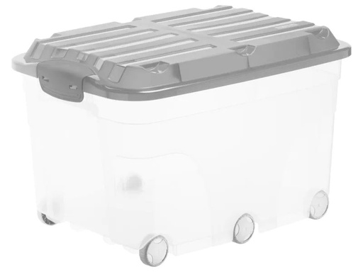 [90167172 519157] Rotho Aufbewahrungsbox Roller 6 Anthrazit 57 l