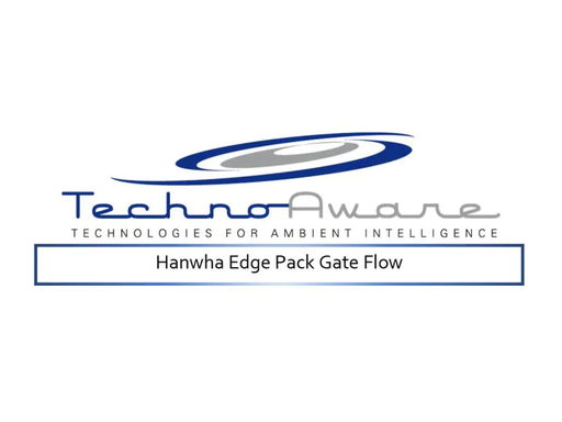 [90167915 586560] Technoaware Videoanalyse VTrack Gate Flow Hanwha Edge