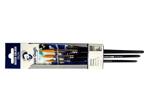 [90020780 995799] Van Gogh Aquarellpinsel Series 191, 3 Stück