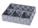 Wenko Aufbewahrungskorb Adria 26 x 17 x 6.5 cm, Grau