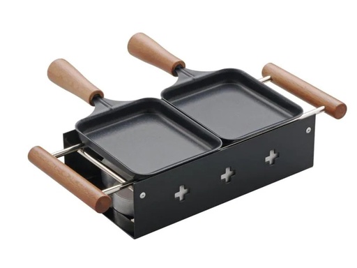 [90168863 475642] TTM Teelicht-Raclette Twiny Cheese Noir