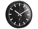 TFA Dostmann Funk-Wanduhr Ø 25 cm, Schwarz