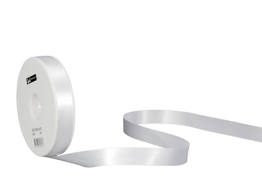 [90021059 1122508] Spyk Satinband 16 mm x 25 m, Weiss