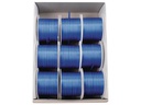 GOLDINA Satinband 3 mm x 10 m, Blau