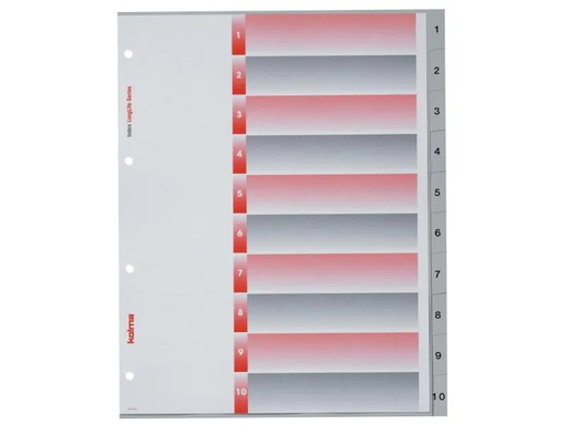 [90021381 830707] Kolma Register A4 XL LongLife 1-10