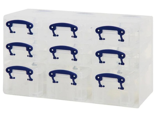 [90021658 460778] Really Useful Box Schubladenbox 6 x 0.2 l, 3 x 0.3 l Transparent