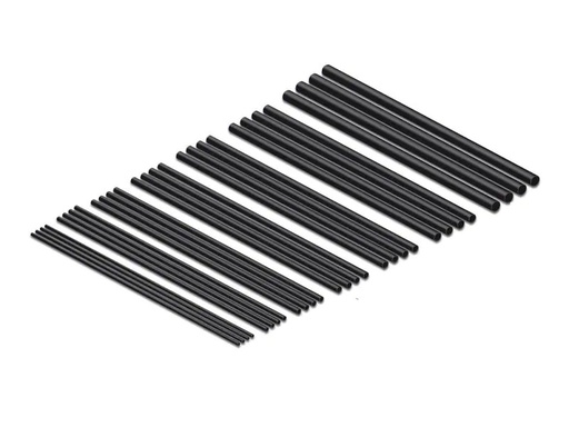 [90022321 1067237] Delock Schrumpfschlauch 28er-Set, 10 cm Schwarz