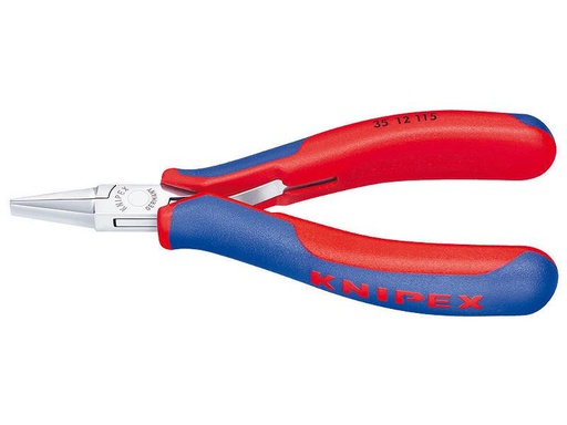 [90022387 518870] Knipex Elektronik-Greifzange 115 mm flache, breite Backen