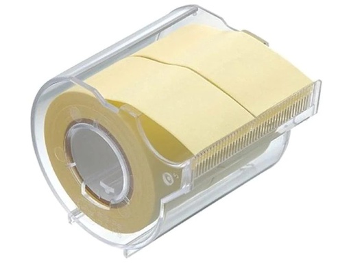 [90022453 1103376] NT Cutter Notizzettel-Dispenser Yamato 2.5 cm Gelb, 2 Rollen
