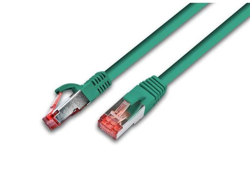 [90002242 171737] Wirewin Patchkabel RJ-45 - RJ-45, Cat 6A, S/FTP, 0.25 m, Grün
