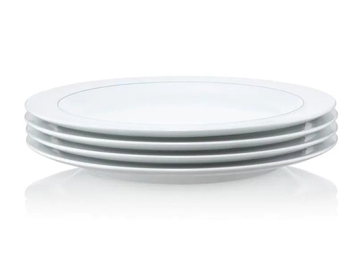 [90022830 1074055] Bodum Speiseteller Blaa Ø 26.5 cm, 4 Stück, Weiss