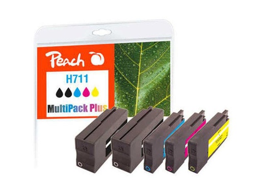 [90022841 838724] Peach Tinte HP Nr. 711 Multipack+