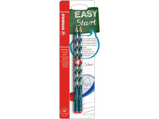 [90022893 1103423] STABILO Bleistift EASYgraph S für Rechtshänder, Dunkelgrün