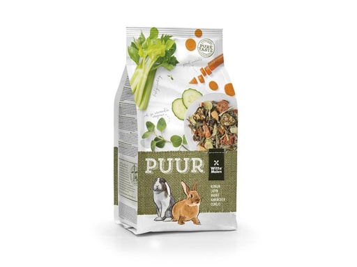 [90022911 873378] Witte Molen Hauptfutter Puur Gourmet-Müsli für Kaninchen, 600 g