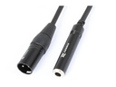 PD Connex CX130 XLR 3 Pole, male - Klinke 6.3 mm, female 0.15 m