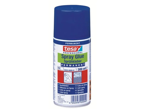 [90023031 540195] tesa Sprühkleber Permanent 300 ml, Transparent