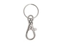 Glorex Schlüsselanhänger mit Karabiner, Ø 25 mm, Silber