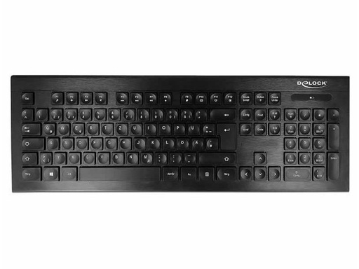 [90023306 967027] Delock Tastatur 12671 Wireless Water Drop DE-Layout