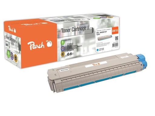 [90023321 348591] Peach Toner OKI 44059107 Cyan