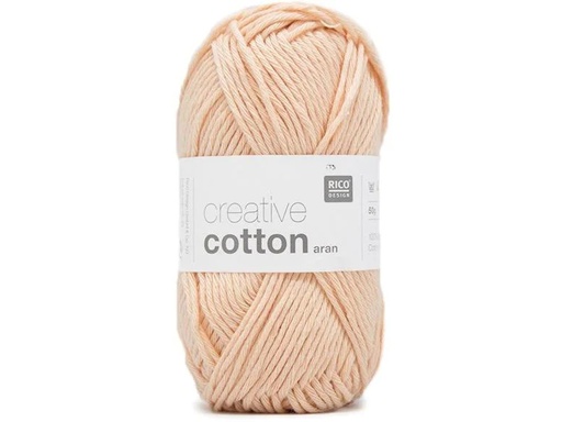 [90002330 1156794] Rico Design Wolle Creative Cotton Aran 50 g, Puder