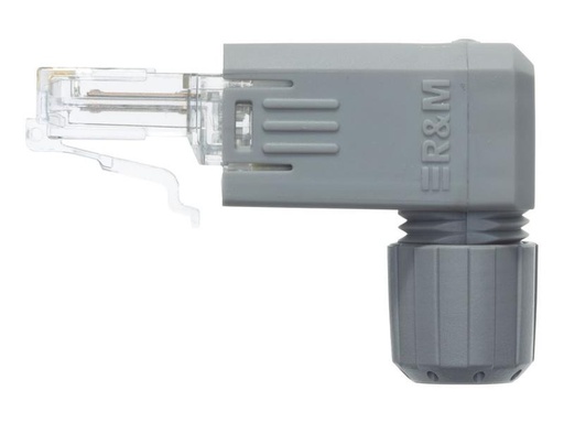 [90169458 1229871] R&amp;M Stecker FM45 Cat. 5e, 90°, 1 Stück, Grau
