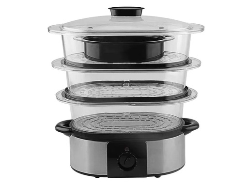 [90169512 1218145] OHMEX Dampfgarer mit 3 Ebenen