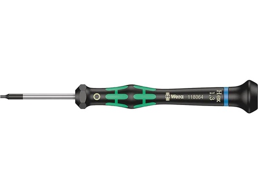 [90169774 1220846] Wera Schraubenzieher 2054 Hex-Plus 1.3 x 40 mm Innensechskant