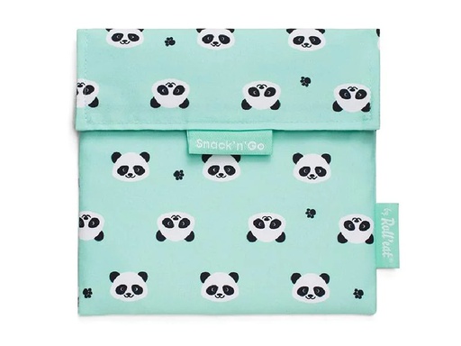[90169879 1229921] Roll'eat Lunchbeutel SnacknGo Animals Mint, Panda
