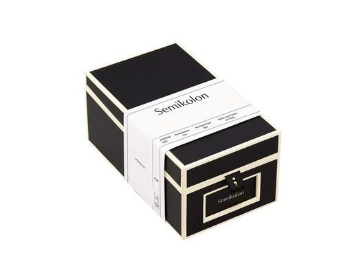 [90169980 1216964] Semikolon Visitenkartenbox Schwarz