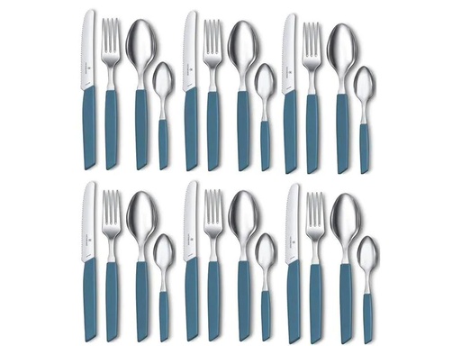 [90170261 1211585] Victorinox Besteck-Set Swiss Modern 24-teilig, Blau