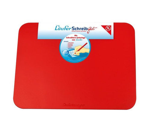 [90170315 1224096] Läufer Schreibunterlage SchreibGut 33.5 x 45 cm, Rot