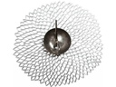 Chilewich Tischset Dahlia 39 cm x 36 cm, Silber