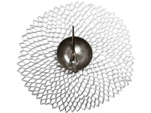 [90170737 1219404] Chilewich Tischset Dahlia 39 cm x 36 cm, Silber