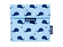 Roll'eat Lunchbeutel SnacknGo Animals Hellblau, Wal