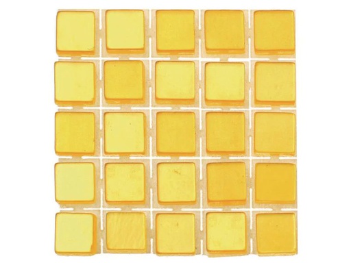 [90023776 631693] Glorex Selbstklebendes Mosaik Poly-Mosaic 5 mm Gelb
