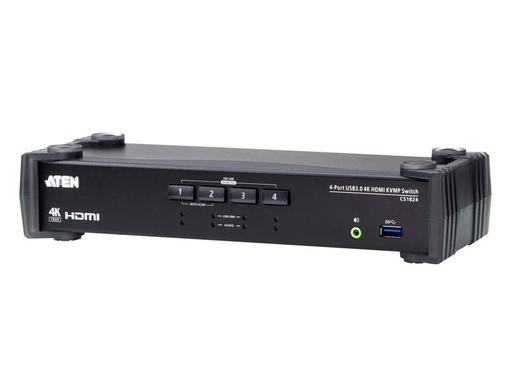 [90171399 1227699] Aten KVM Switch CS1824 4-Port USB 3.0 4K HDMI