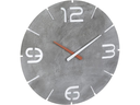 TFA Dostmann Funk-Wanduhr Contour Beton-Optik, Ø 35 cm