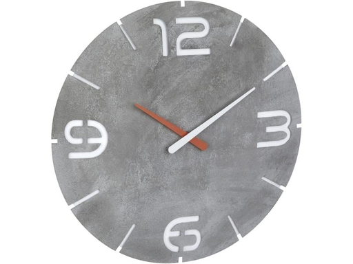 [90171514 1212638] TFA Dostmann Funk-Wanduhr Contour Beton-Optik, Ø 35 cm