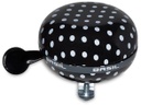 BASIL Fahrradklingel Big Bell Polkadot, Schwarz/Weiss