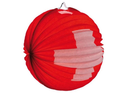 [90171806 1067775] Haushaltsware Lampion Schweizerkreuz 33 cm